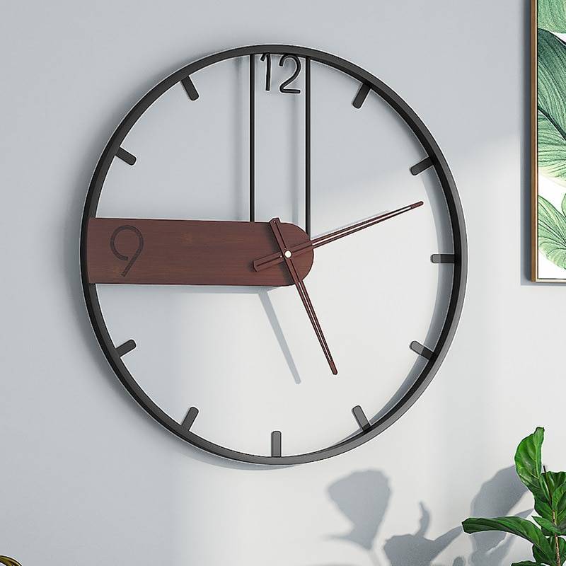 Horloge Murale Géante Chiffres Miroir 3D - 68,6 Cm, Kit DIY à Poser, Design Moderne